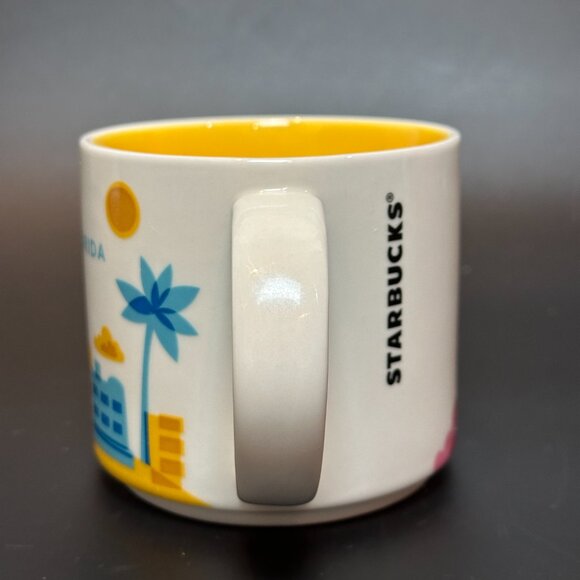 NEW Starbucks You Are Here Collection Florida 14 Ounce Ceramic Mug - Picture 7 of 11